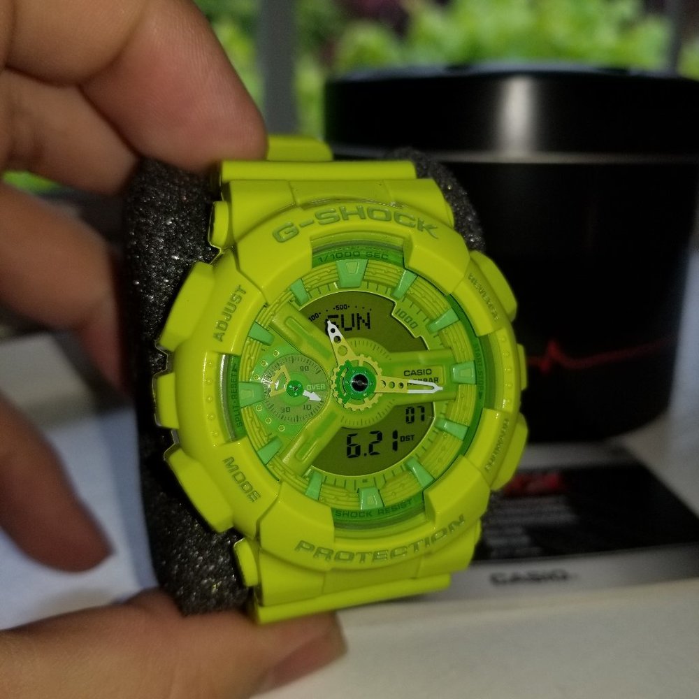 CASIO G-Shock Lime Green GMA-S110CC (Limited Ed.)
